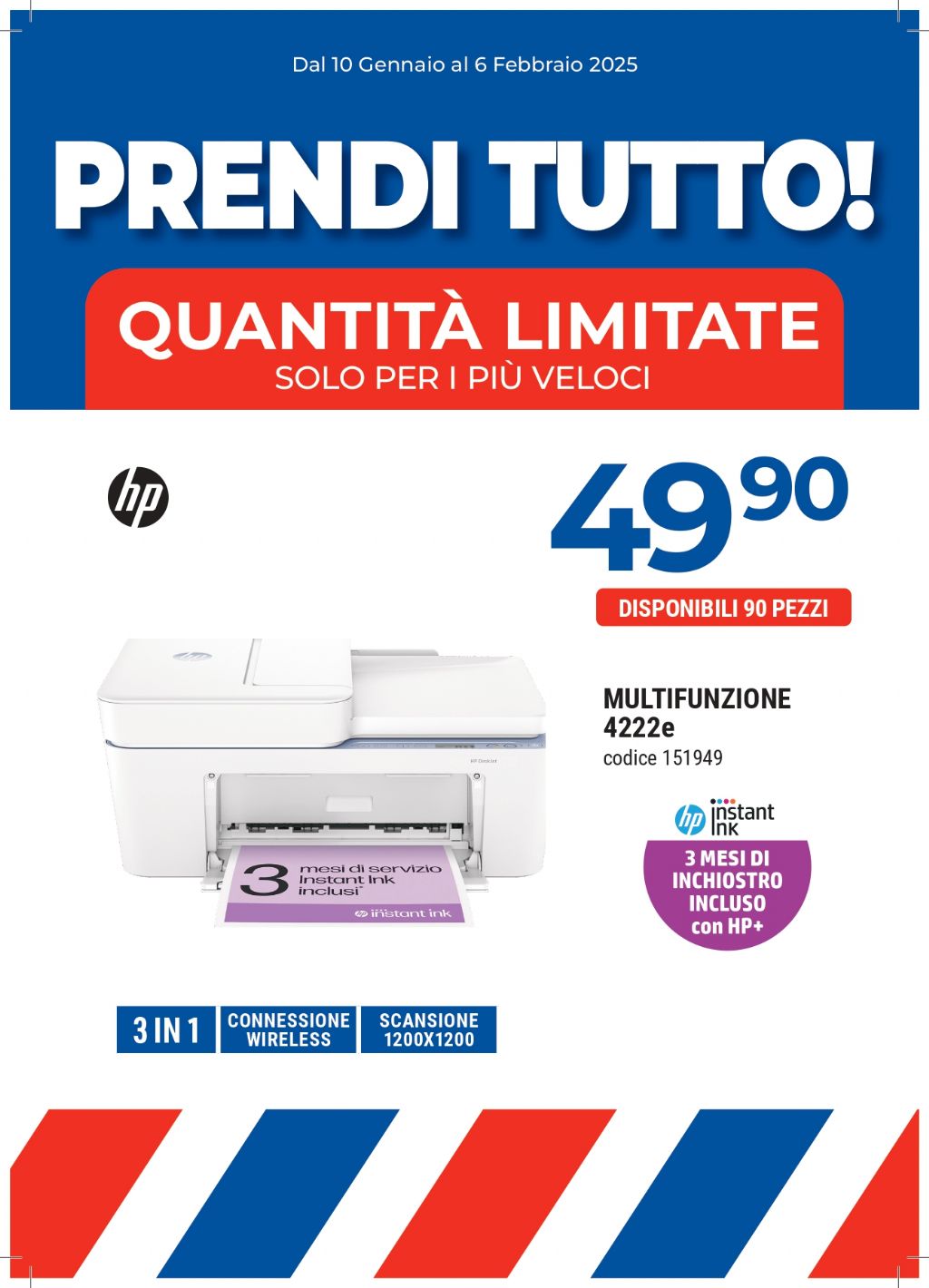 STAMPANTE HP MULTIFUNZIONE 4222e